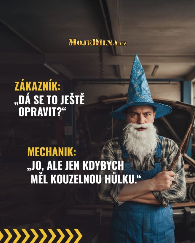 „Automobilus opravus!“ 🪄✨ Kolikrát už jste slyšeli „Prosím, dáte to ještě ještě dohromady?“😬 a přitom si v duchu říkali,...