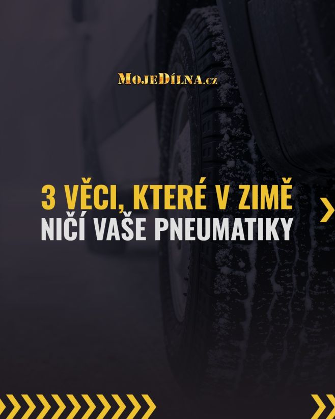 Zima dá pneumatikám zabrat víc, než se zdá. ❄️ Pokles tlaku, sůl na silnicích a krátké trasy umí gumy oslabit, zhoršit...